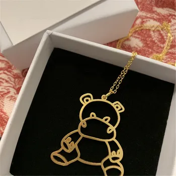 

AurolaCo Customized Name Necklace Personalized Stainless Steel Gold Choker Pendant Nameplate Necklace For Women Jewelry Gift