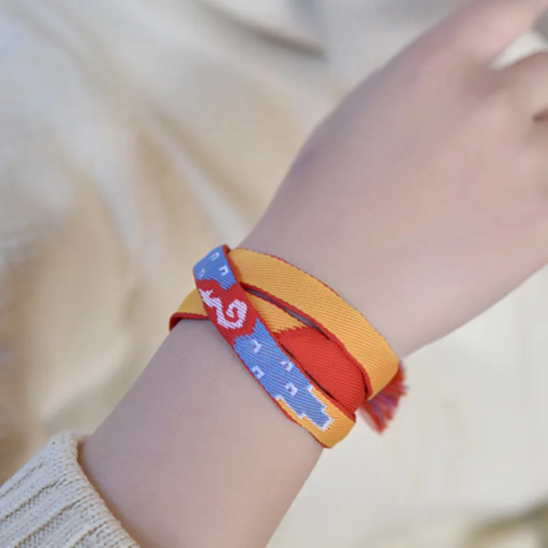 Pulsera amantes de la moda, brazalete de poliéster hecho a mano con tu cuerda roja, joyería, Cosplay, Kimi no Na wa - AliExpress Joyería y accesorios