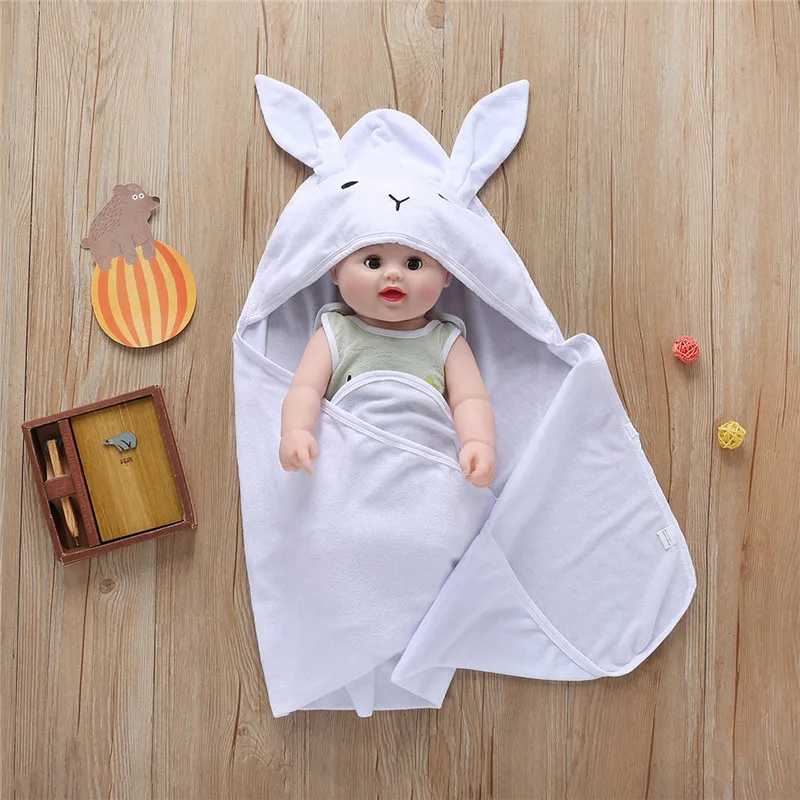 Милое плюшевое одеяло для новорожденных мальчиков и девочек с героями мультфильмов; пеленка для сна;#4N29