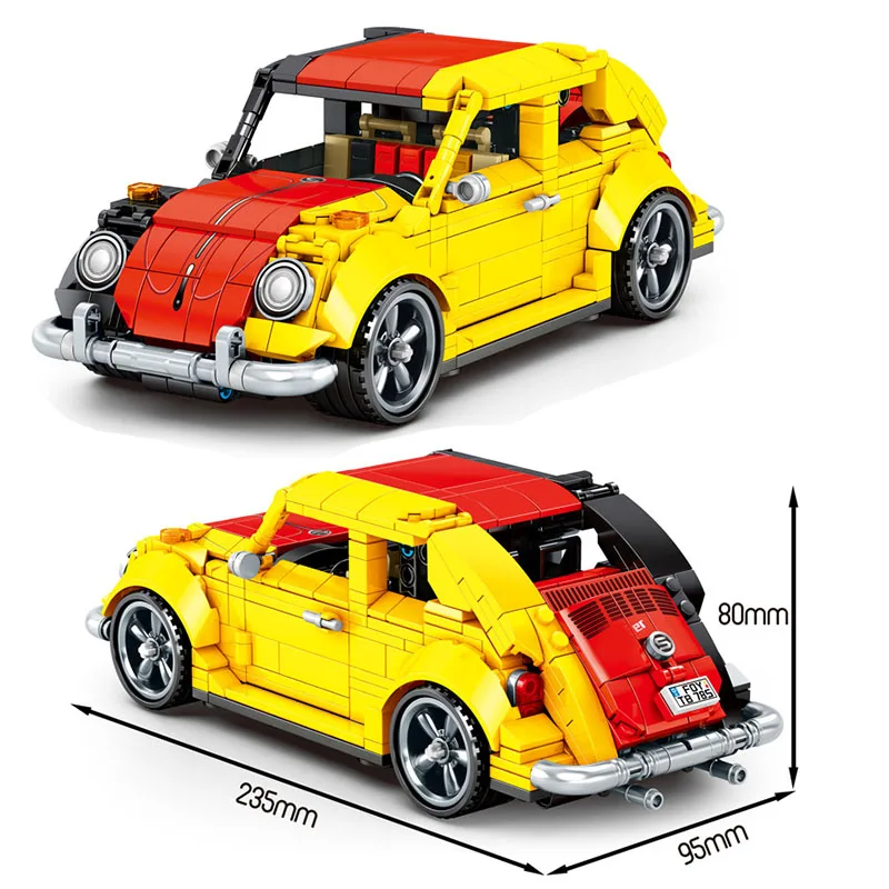 Moc Technic скоростной автомобиль чемпион строительные блоки город внедорожник