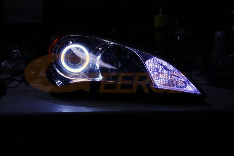 Для Hyundai Genesis Coupe 2009 2010 2011 2012 превосходное Ультра яркое кольцо с монолитным блоком