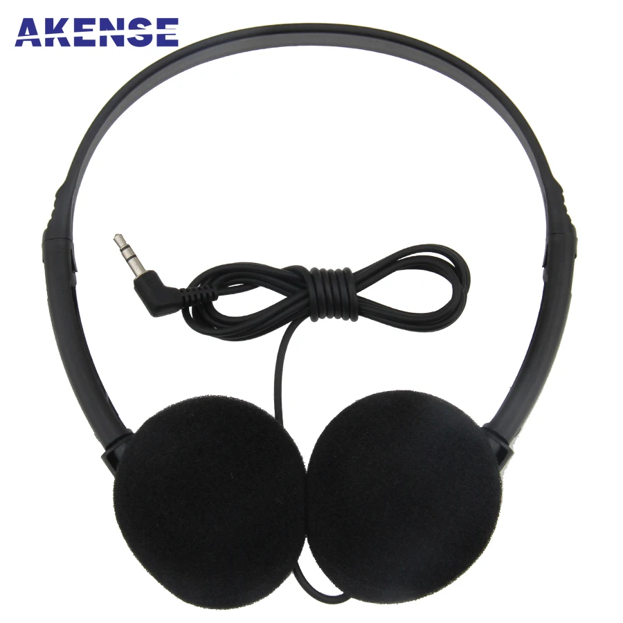 100pcs Disposable Headsets Earphones Headphones for School Library Classroom Airplane Hospital Students Kids and Adults