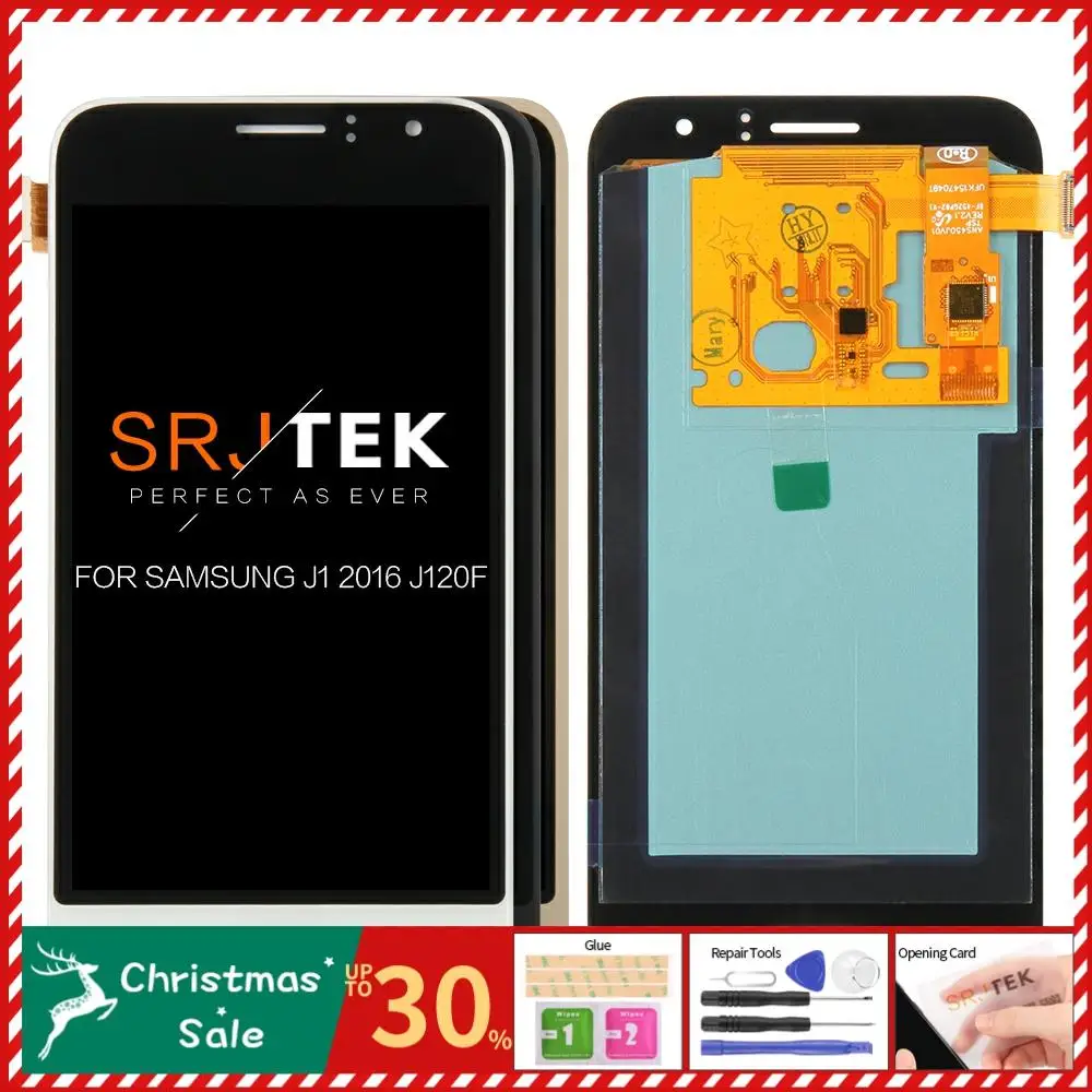 Протестированный ЖК-дисплей 4," для samsung Galaxy J120 J120F J120H J120M ЖК-дисплей s сенсорный дигитайзер сборка запасные части