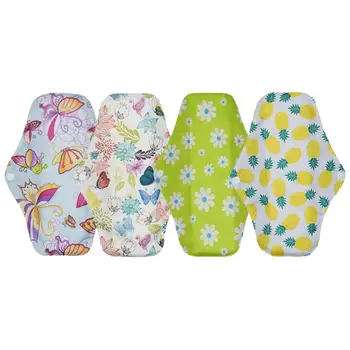 

Washable Sanitary Napkins Reusable Menstrual Pads Bamboo Carbon Nursing Mat for Women (Random Pattern)