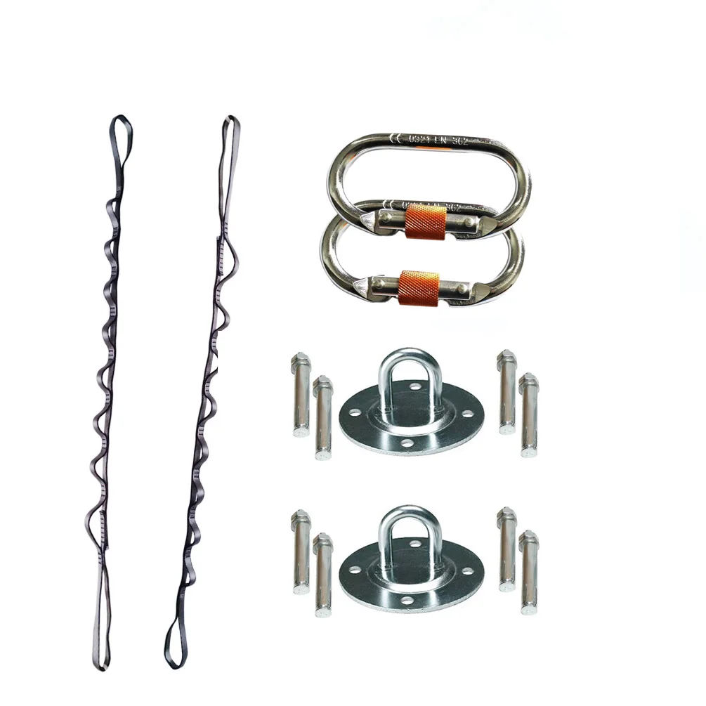 

Hardware for Aerial Dance Set Aerial Silk Swivel Climbing Yoga Accessories Fly Aerial Silks and Hammock Swing Fittings Parts.