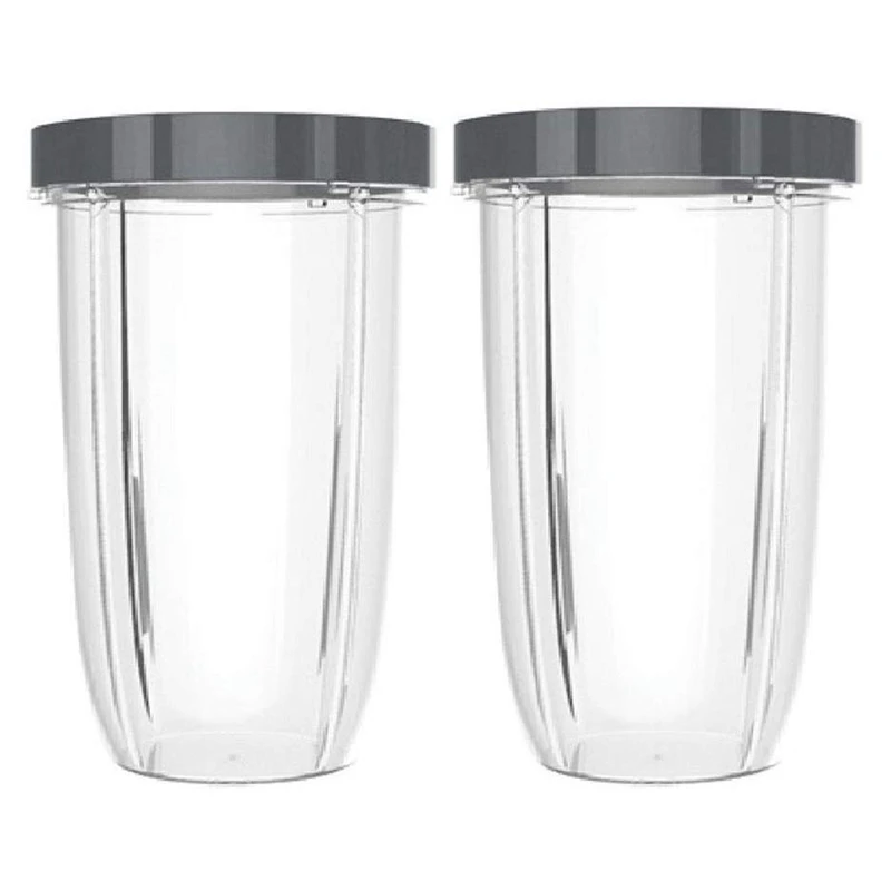 

for Nutribullet Blenders with Lip Ring 32OZ Two Oversized Cup Jars for NutriBullet 600W and Pro 900W Blenders
