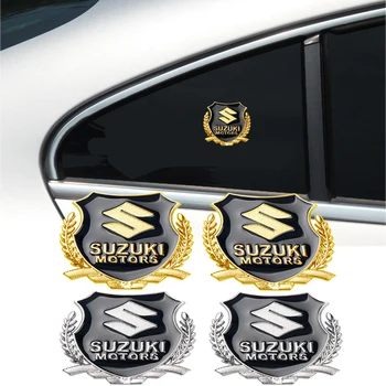 

3D Metal Car Window body Sticker Emblem Badge Decals For Suzuki Swift SX4 Vitara Jimny S-CROSS Car Styling Accessories