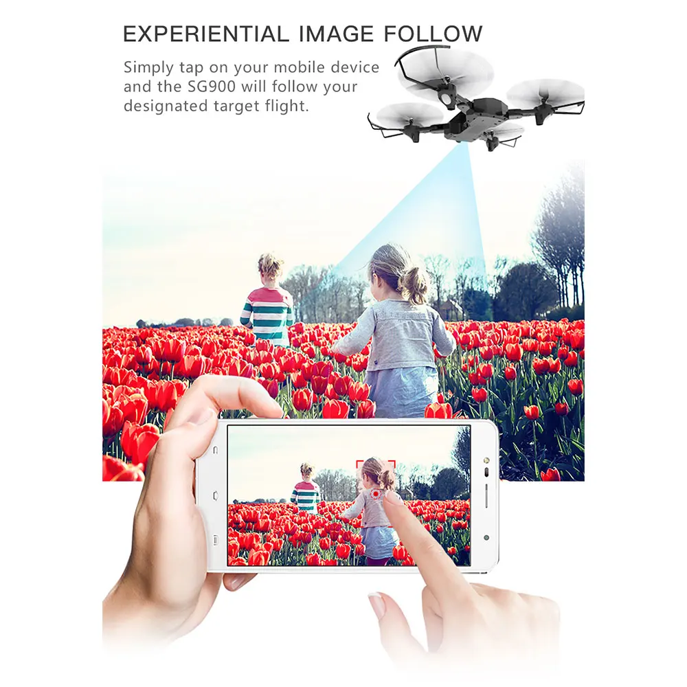 SG900 50x Zoom RC Drone With 4K HD Camera Professional selfie FPV 22minutes long flight Quadcopter Follow Me Helicopter Toy