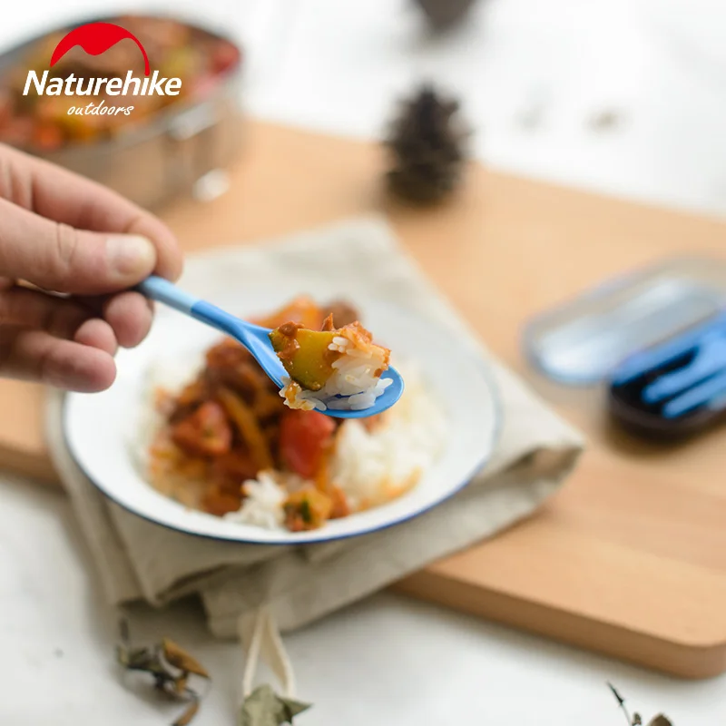 Naturehike мини походная кухонная посуда набор коробка складная ложка палочки вилка многофункциональные принадлежности для пикника Путешествия Портативная упаковка для столовых приборов