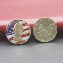 США 41-й президент наградная монета Джордж Х. В. Буш 1924- памятный коллекционный подарок