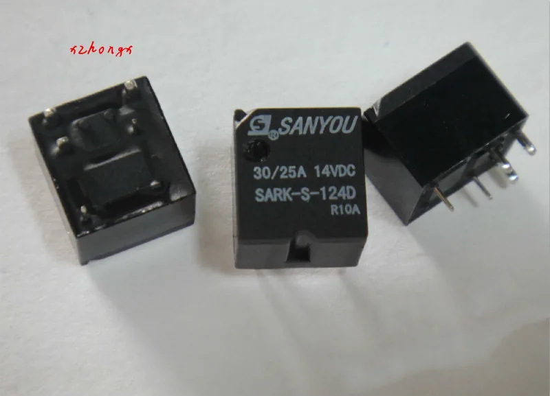 Реле автомобильное, SRAK-S-124D, набор из 5 футов 30A14VDC мономера HFKC-024-ZST