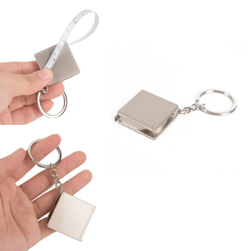 Metal Tape Measure Keychain Portable Keyring Ruler Multifunction Decoration Gift | Инструменты