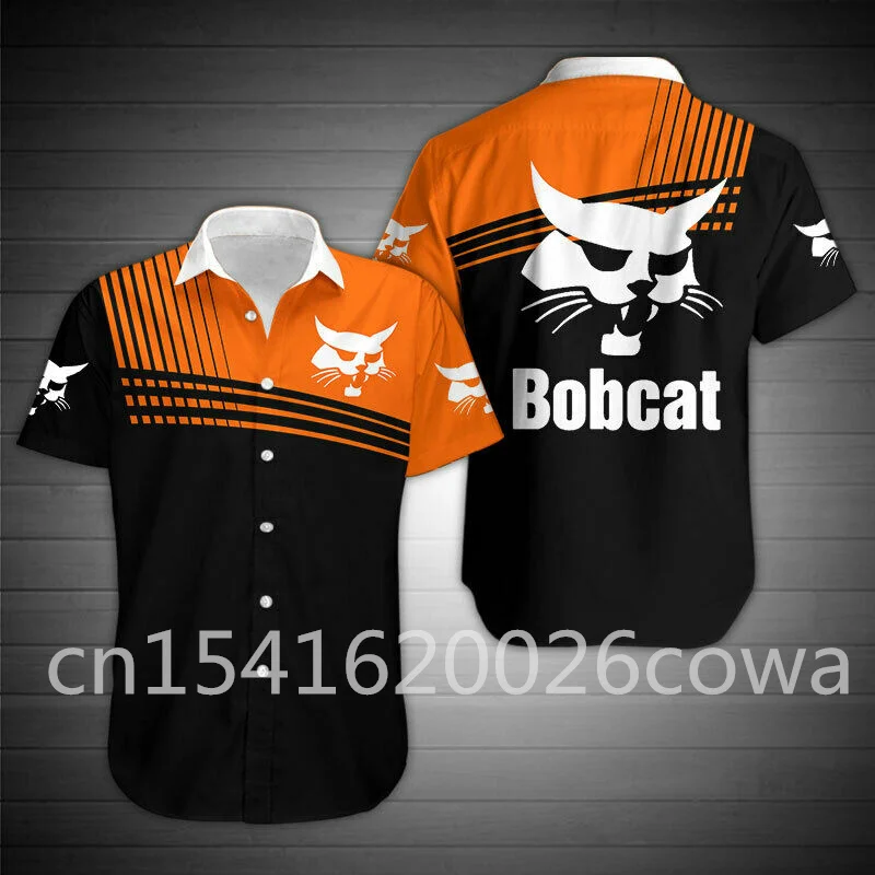 Новая мужская рубашка Bobcat Высококачественная 3D футболка большого размера топ