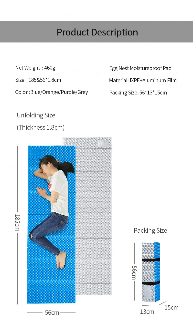 NatureHike пена коврик для сна полная длина аккордеон спальный коврик легкий и компактная Подушка для наружного палатки кемпинга спальный