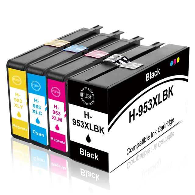 Third Party Brand] For HP 953XL 953X 953 Replacement Ink Cartridge For HP  Officejet Pro 7740 8210 8702 8710 8720 8725 8730 8740 - AliExpress