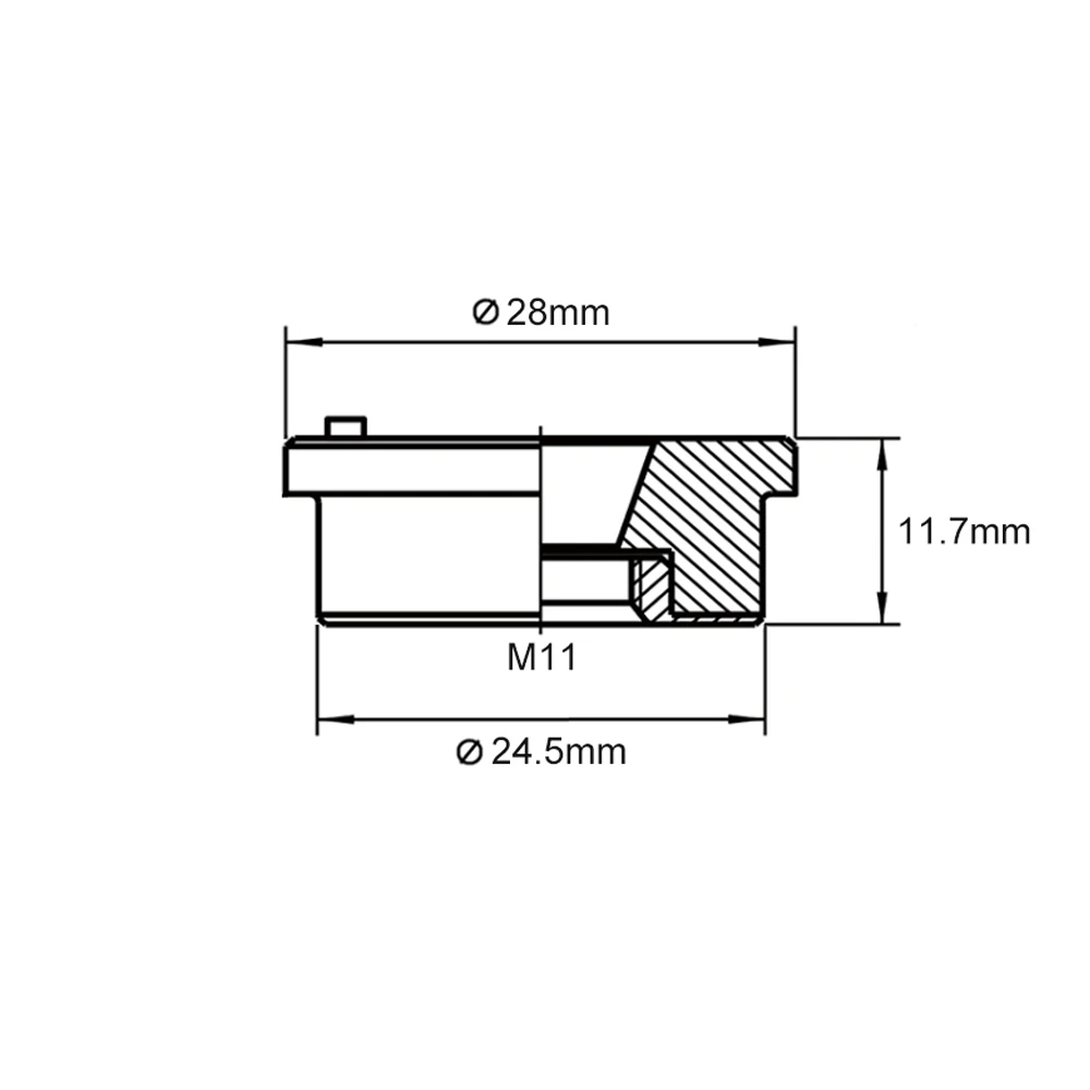 Laser Nozzle Holder Fiber Laser Ceramic KT B2 CON 28mm For Precitec Raytools WSX Laser Cutting Head Nozzle Holder Parts laser machine spare parts laser nozzle holder ring