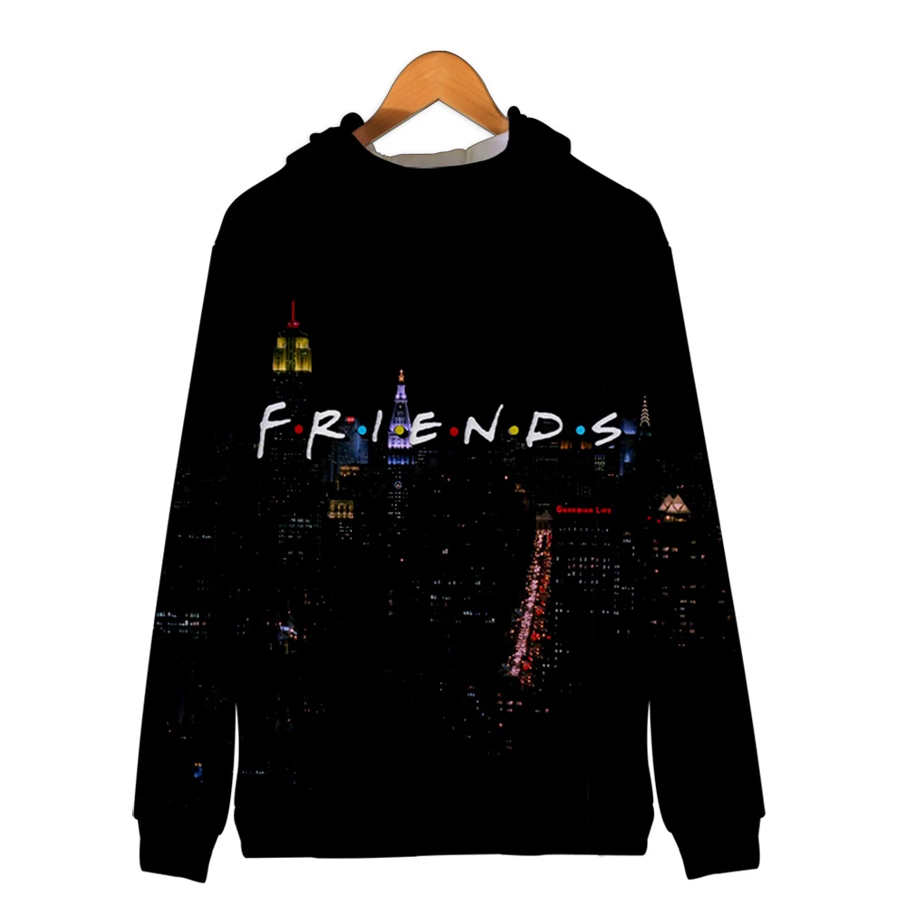 Американская sitcom FRIENDS Cool 3D ТВ серия верхняя одежда Harajuku толстовки толстовка на молнии модные унисекс/Детские толстовки на молнии