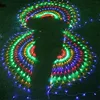 BEIAIDI 444LED 3pcs Peacock Screen Christmas Mesh Net Fairy Light String 3M Outdoor Curtain Icicle Fairy String Holiday Lighting ► Photo 3/6