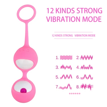 1-3 Stage Vaginal Balls Kegal Exerciser Wireless Vibrators For Women Ben Wa Geisha Anal Plug Female Masturbator Sex Toys Erotic 3