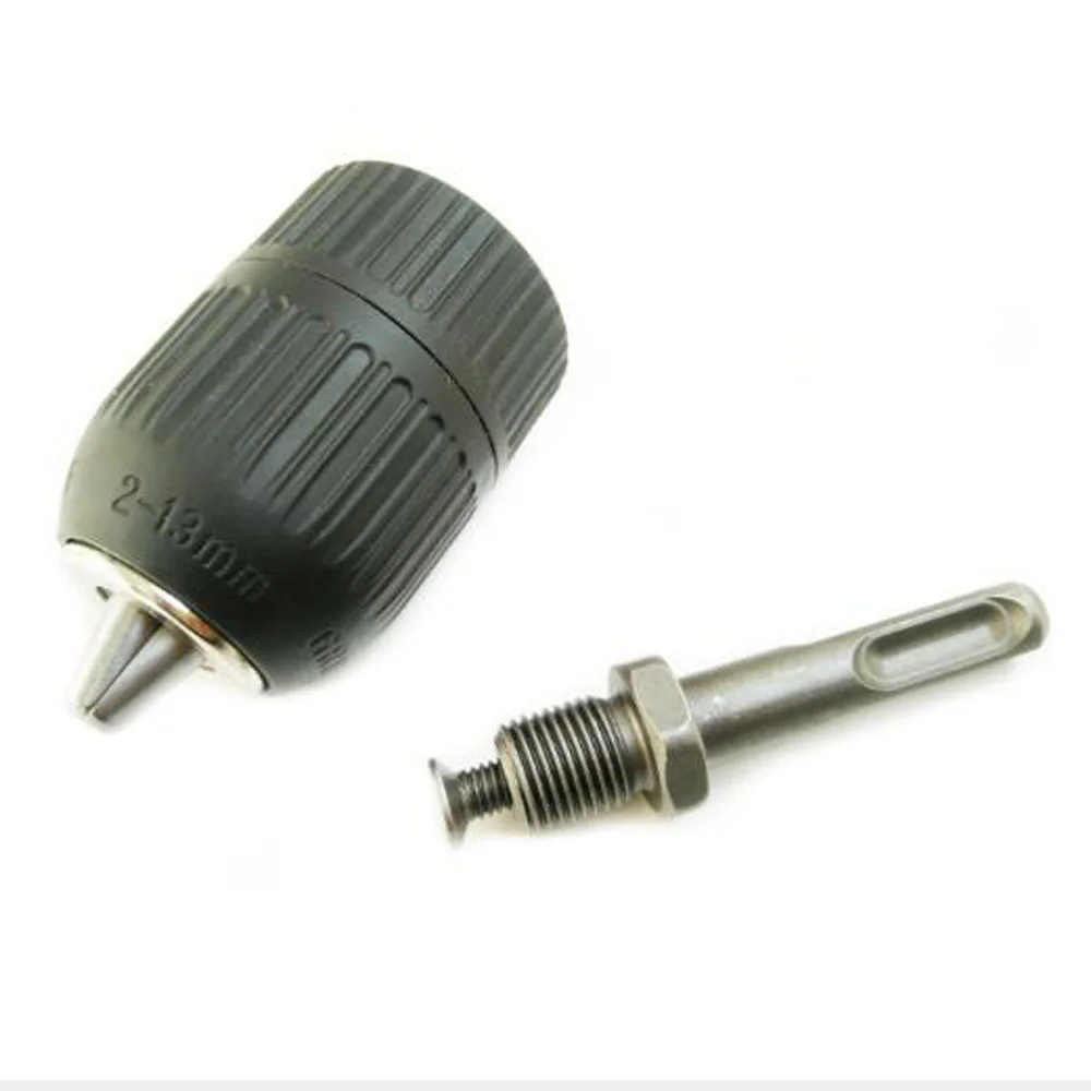 

Precision 2-13mm HSS Keyless Drill Chuck With Adapter For 1050w Impact Drill Chuck Power Tools Accessories Torque Thrust Bearing