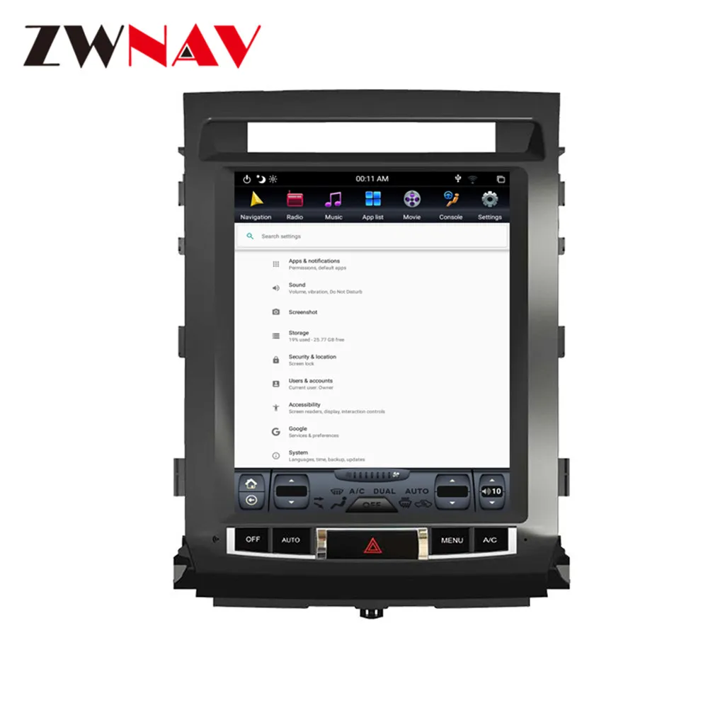 Android 9 64+ 4G Tesla с DSP Carplay автомобильный мультимедийный плеер стерео для TOYOTA LAND CRUISER LC200 2008- gps навигация