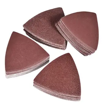 

100PCS Triangular Sandpaper High-quality Good Polishing Performance Multi Tool Sanding Pad for Timber Surface Polishing