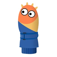 Лыжные перчатки детские зимние ветрозащитные водонепроницаемые двухслойные лыжные перчатки детские бархатные толстые теплые мягкие перчатки