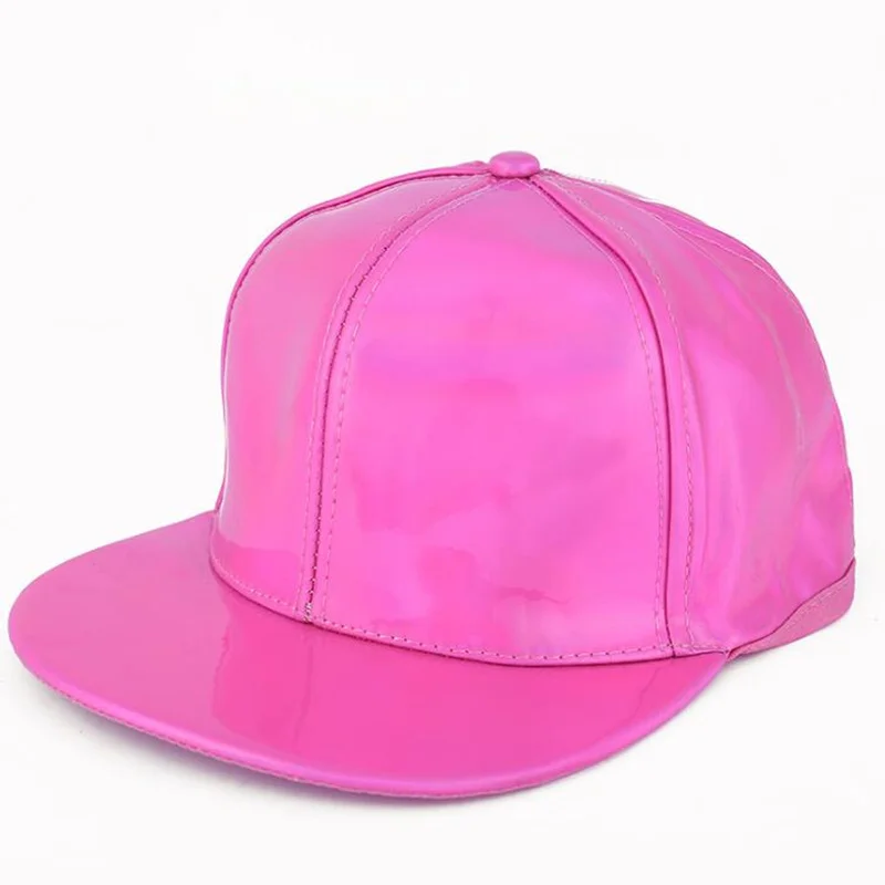 패션 남여 실버 레이저 야구 모자, 여성 남성 힙합 홀로그램 Casquette 무지개 농구 모자 H35