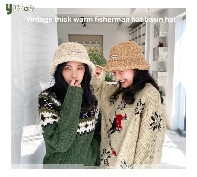YUZOE, теплая Женская Рыбацкая шапка, сетчатая, красная, одинаковая, для бассейна, шапка из овчины, Солнцезащитная шапка, зимняя, цветная, теплая шапка, подарок для девушки
