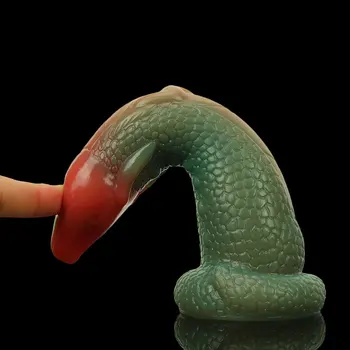 Realistic Multi-style New Animal Dildo Soft Silicone Horse Dragon Big Penis Sex Toys For Couples Female Masturbation Adult Games 3