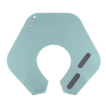 Силиконовый шейный платок силиконовый режущий супер Воротник шейный щит Магнитная накидка для парикмахерской платок для волос водонепроницаемый антипригарный волос