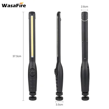 

Protable COB LED Flashlight Working Lights Multifunctional USB Rechargeable Slim Work Light Lamp Outdoor Spotlight Worklight