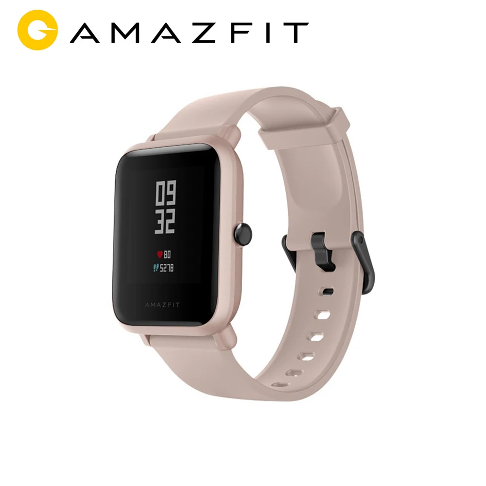 Глобальная версия Amazfit Bip Lite Smartwatch 3ATM Водонепроницаемый Heart Rate Monitor 45 дней Срок службы батареи Смарт-часы для Xiaomi
