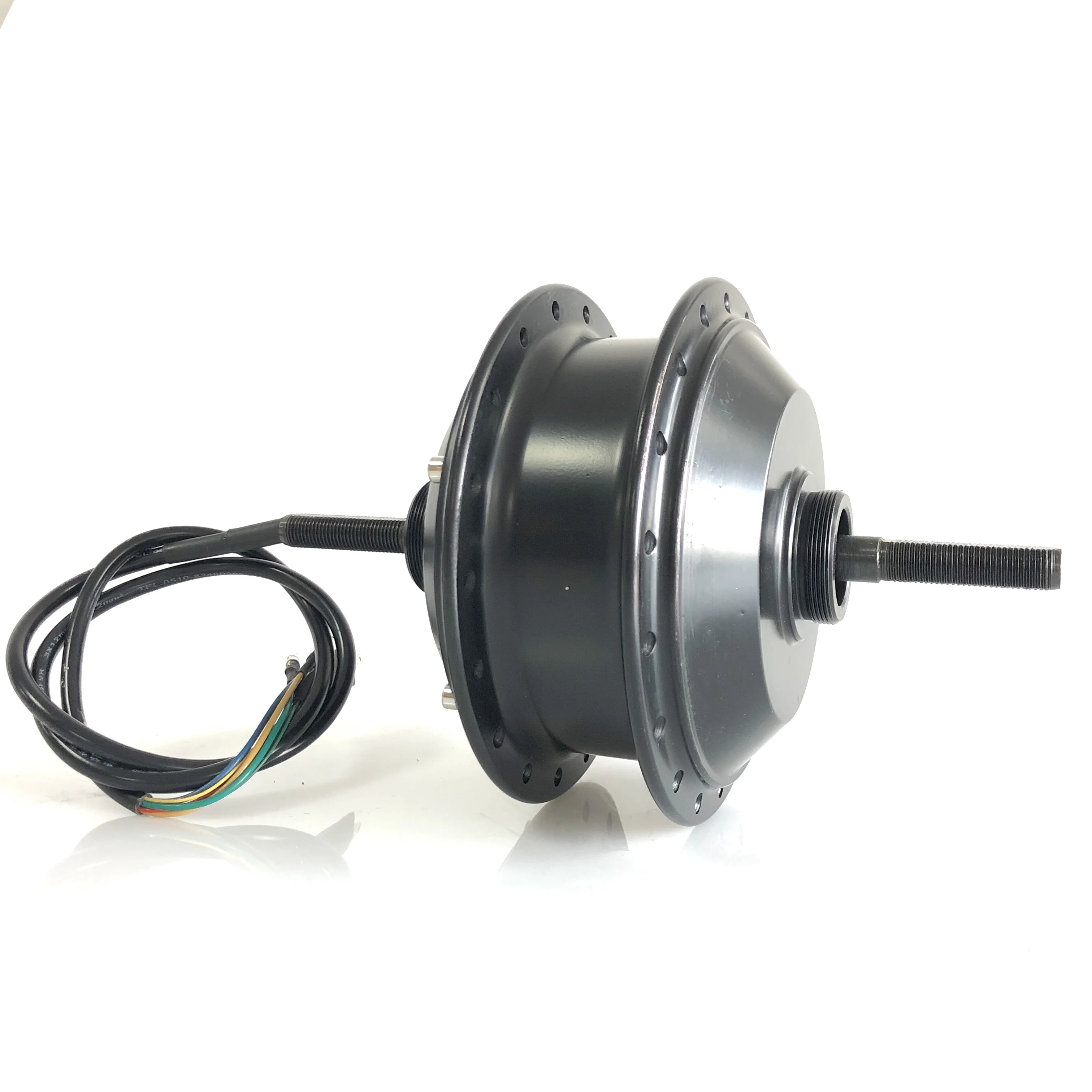 US $139.00 Cheap PY H01 Drum Brake 48V 350W Geared Hub Motor Rear Drive Freewheel Screw Black EBike 36 Spokes