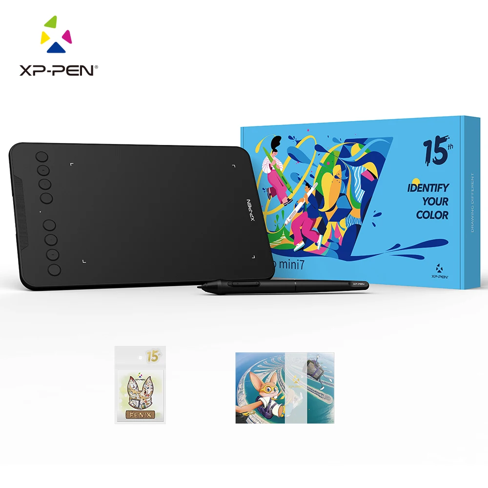 Графический планшет XP Pen Deco mini7 7 дюймовый графический для рисования арт 8192