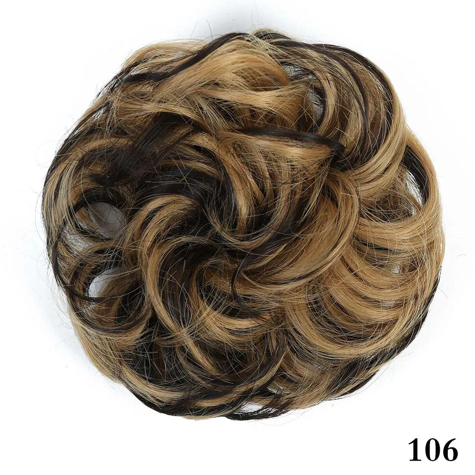 Lupu синтетические аксессуары для волос для женщин, повязки для волос, натуральные кудрявые короткие волосы, прическа гулька волосы для наращивания - Цвет: 106