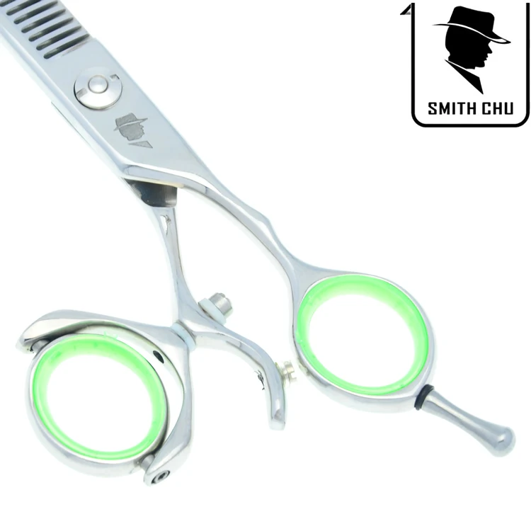 5," 6,0" Smith Chu JP440C профессиональные ножницы для резки Истончение 360 градусов вращения волос ножницы для салон парикмахерских LZS0122