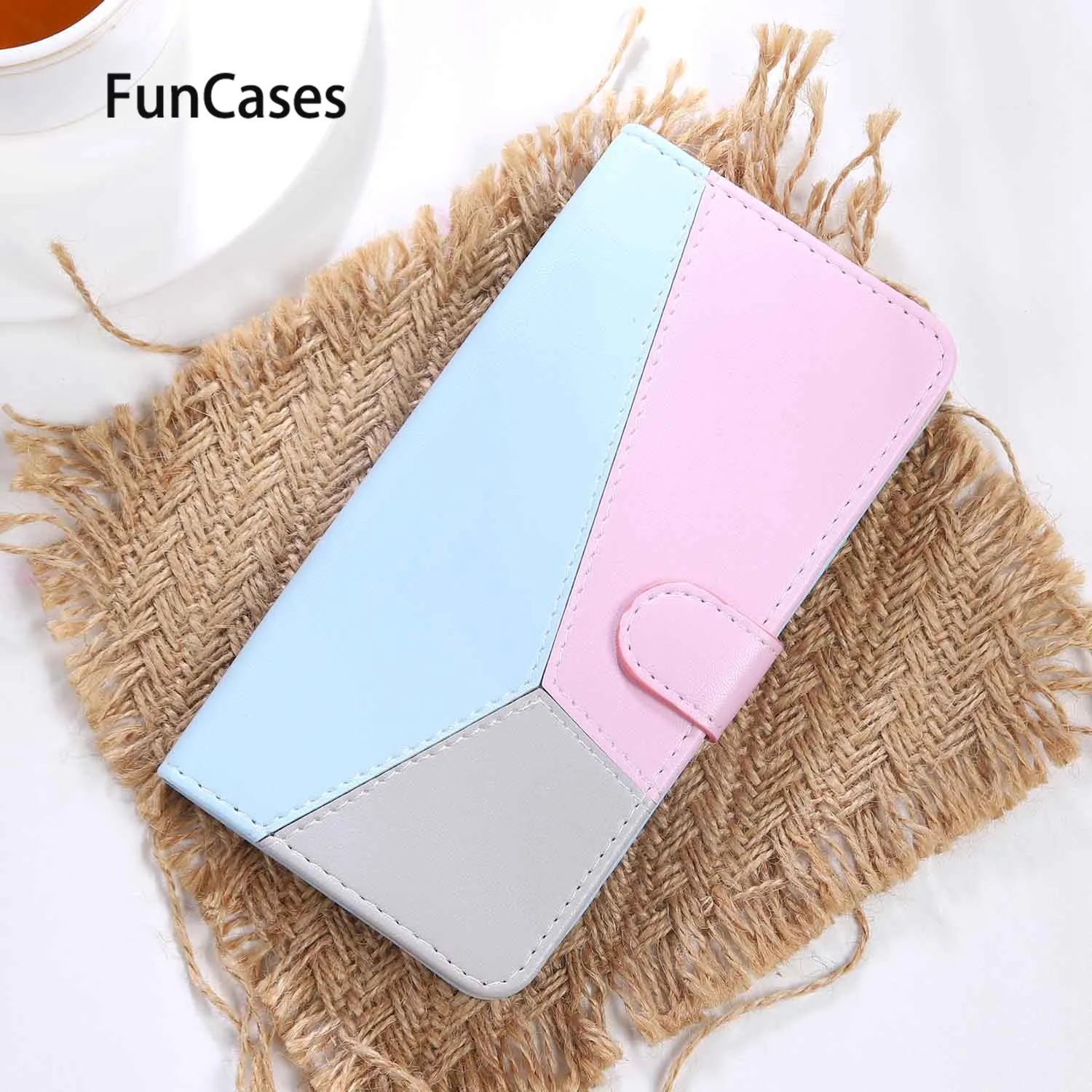 Gray Cell Covers For OnePlus 7T Plain Coques Silicone Case Cover sFor Coverage armor 7 Pro PU Leather Book 1+7 | Мобильные телефоны