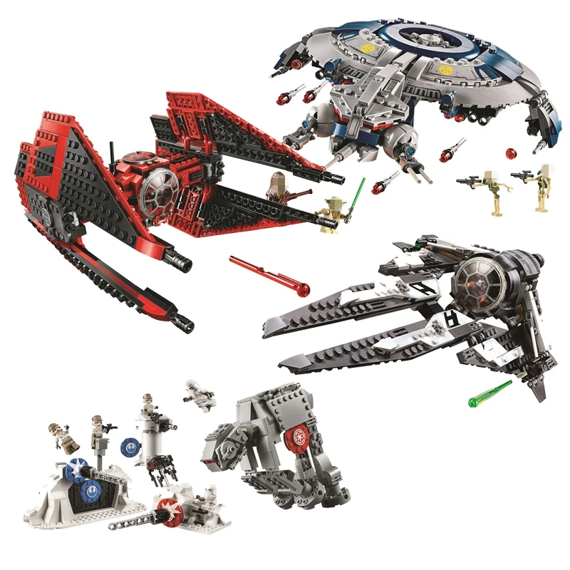 New star wars sets Major Vonreg's TIE Fighter Building Blocks 75233 75239 75240 75241 75142 figures Bricks Toys | Игрушки и хобби