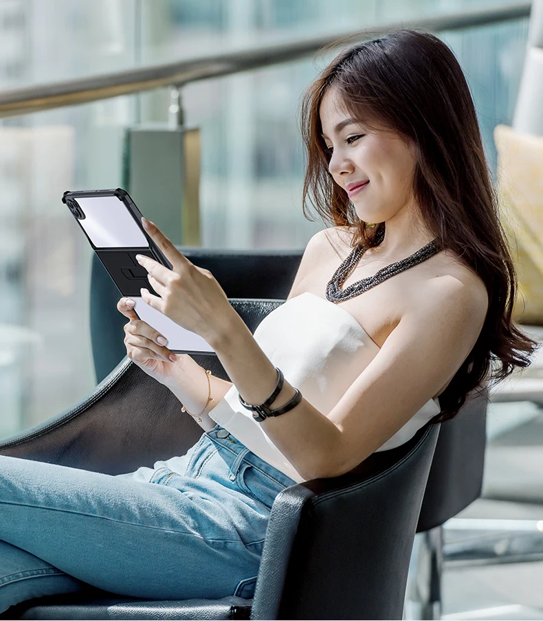 Suporte Invisível, Capa de Proteção Completa, Airbags, Xiaomi Mi Pad 5