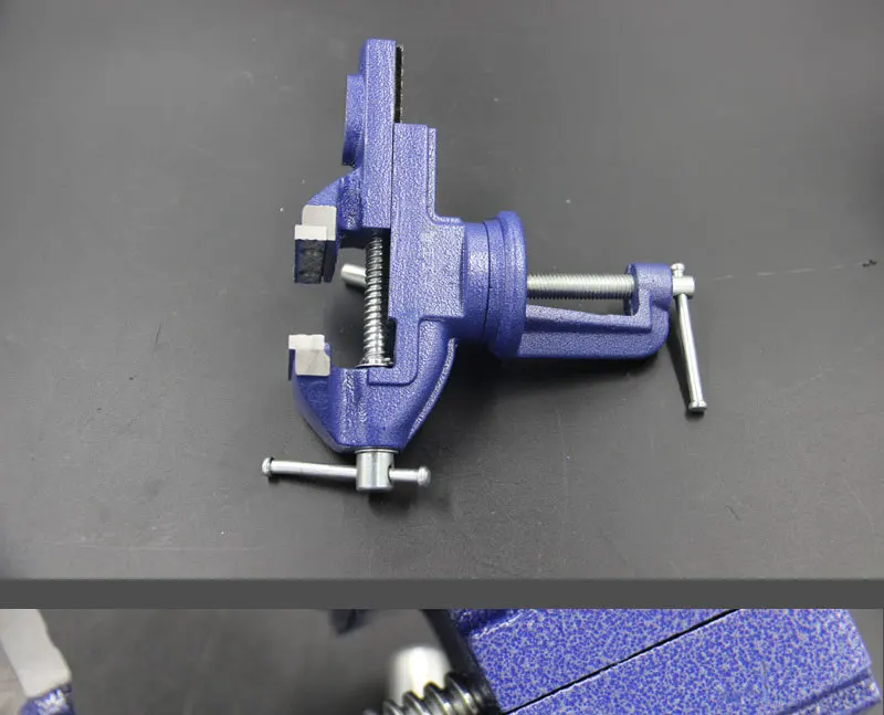 Напрямую от производителя Настольный тиски 50/60/65/70/75/80/Mm360-Degree вращающийся малая скамья зажим мини настольный тиски