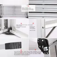 Trapezoid Chair Aluminium alloy Lightweight Step Stools Step Ladders Washing Cleaning Car Chair Bath Shower Foot Stool 6