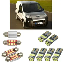 Интерьерный светодиодный автомобильный светильник s для peugeot bipper коробка AA tepee estate автомобильные аксессуары фонарь для багажника номерного знака светильник 4 шт