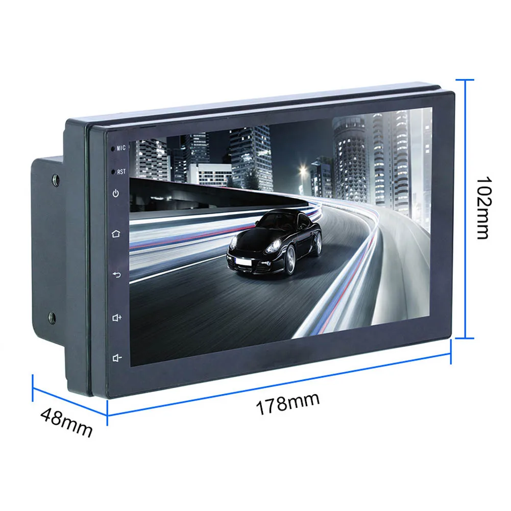 7 ''сенсорный мультимедийный Радио Стерео Bluetooth GPS FM Автомобильный MP5 плеер для