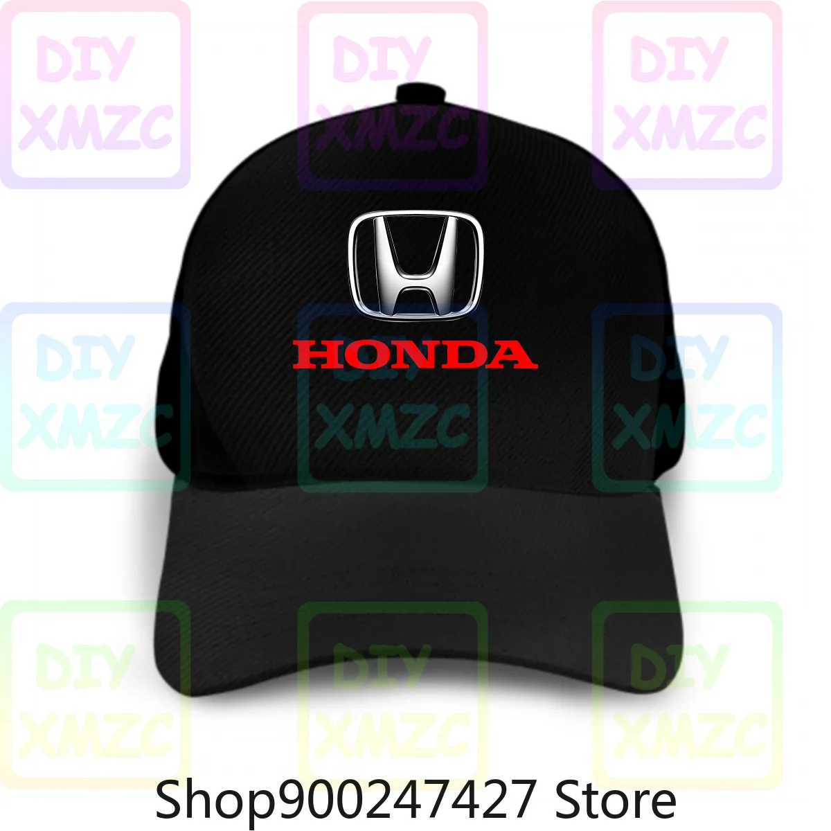 Honda Логотип автомобилей бейсболка Шляпы черный новый|Мужские бейсболки| |