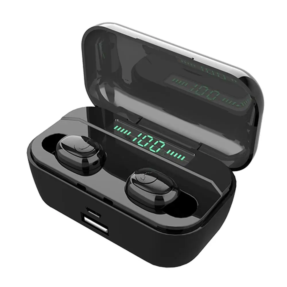 LED Power Display TWS Bluetooth 5 0 Earphones Wireless Mini Earbuds In Ear Headset with Charging Case For Samsung iPhone Huawei