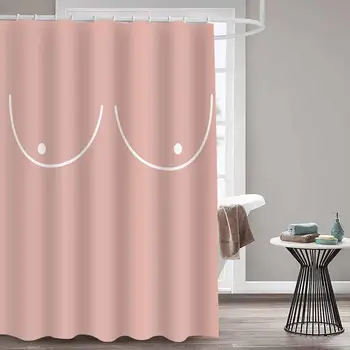 

Modern Fashion Sexy Women Shower Curtain Waterproof Polyester Curtain 3D Printed Blackout Curtain for Bathroom Douchegordijn