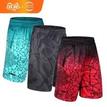 Горячая эластичный карман на молнии Футбол Джерси шорты Кроссфит свободная спортивная одежда спортивные шорты для бега Для мужчин бег для спортзала для игры в баскетбол Шорты