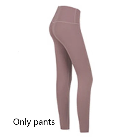 Smoke purple pants 2Pcs/Set Seamless Gym Yoga Set Women Super Soft High Waist Leggings+U Type Push Up Sport Bra Fitness Sport Suits Sportswear - Цвет: Smoke purple pants