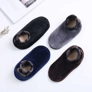 

Non Slip Socks Tile Wood Floors Anti-Skid Crew Grip Socks Warmth And Velvet Thickening Autumn And Winter For Adults TY66